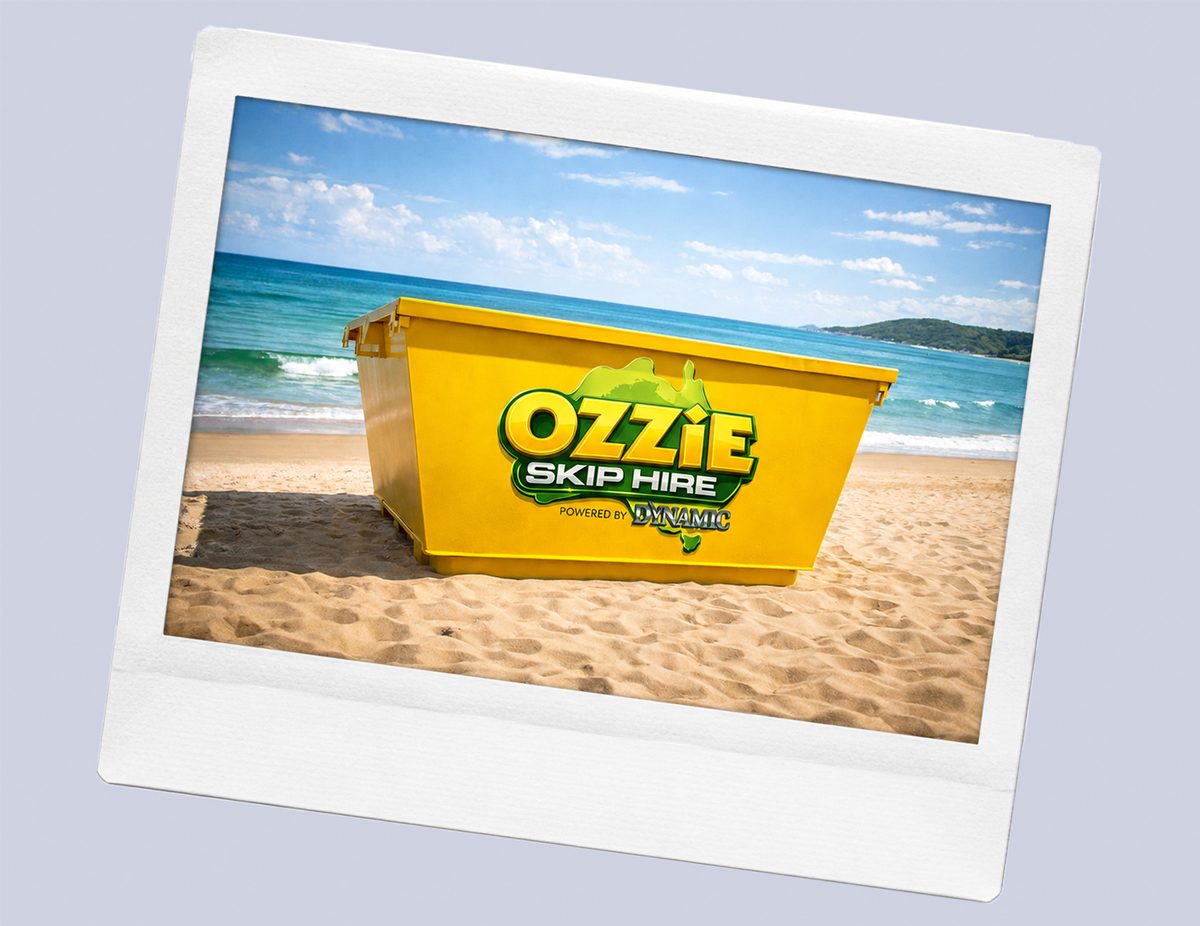 Ozzie Skip Hire bin dropped on a residential job in the Coffs Harbour region