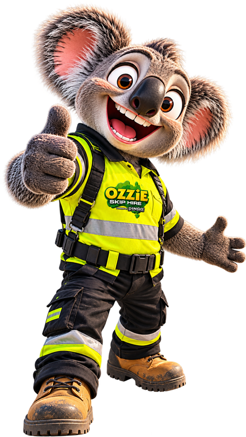 Kev, Ozzie Skip Hire mascot